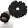 Large Hair Scrunchies Black Lace Scrunchies Elastic Hair Ties Ropes Hair Scrunchies,Ponytail Holder Hair Accessories for Ladies Girls, Thick Hair Bulk Scrunchies Accessories(Black)