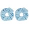 Large Solid Scrunchie - Set of 2 - Light Blue
