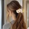 Large Scrunchies for Women 4Pcs Velvet Jumbo Scrunchies for Hair Soft Ponytail Holder Cute Colors Elastic Hair Bands Fashion Bulk Hair Ties for Teens Girls Thick Curly Thin Fine Hair