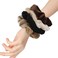 Large Scrunchies for Women 4Pcs Velvet Jumbo Scrunchies for Hair Soft Ponytail Holder Cute Colors Elastic Hair Bands Fashion Bulk Hair Ties for Teens Girls Thick Curly Thin Fine Hair