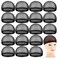 100 Pieces Wig Cap Elastic Medium Nylon Stocking Caps Stretchy Stocking Wig Caps Secure Your Hair, Lightweight, Breathable (Black)