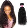 Mongolian Kinky Curly Bundles Human Hair,Curly Human Hair Bundles,8A Hair Extension Virgin Hair Weaving,Natural Color Can be Dyed 1 Bundle(16 inch)