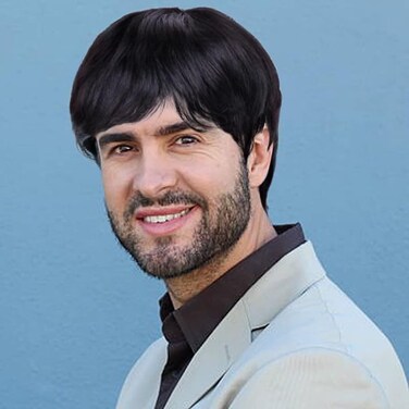 Mens Wig Short Hair Mens Black Replacement Wigs Mens's Black Wig for Men Hair Full Wig for Male Guy Christmas Daily Wear