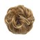 Messy Bun Hair Piece for Women - Elastic Band Hair Extension Natural Curly Ponytail Extensions - Achieve the Perfect Messy Hair Bun Look (Dark brown)