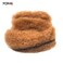 YONNA Tight Afro Kinky Bulk For DreadLocks,Twist Braids Human Hair #28 Orangish Red Blonde 8inch