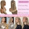 Ombre Blonde Wig with Dark Roots Human Hair 24 Inch 13x4 Lace Front Wig Human Hair Pre Plucked Ash Blonde Mixed Platinum Blonde Highlights Wig Long Straight Glueless
