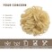 BARSDAR 100% Human Hair Bun Extension - Blonde Messy Bun Hairpieces for Women - Real Human Hair Natural Updo Chignons Daily