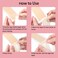 WENNALIFE Hair Extension Tape, Double Sided Replacement Tape Tabs for Tape in Hair Extensions No Residue Transparent Tape in Extension Replacement Tape, 72pcs 1.6x0.3 Inch/Piece