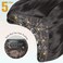FAVE V-Shaped Clip in Extensions Synthetic Hair Extension Wavy Hair Extensions Brown Black Hair Extensions One Piece Extensions with 5 Secure Clips Vigorous Clip in Hair Extension for Women