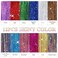 BHF 12 Colors Glitter Hair Extension 19 Inch Tinsel Hair Extensions Tinsel Kit Shiny Highlights Colorful Heat Resistant Hair Accessories for Girls Xmas New Year Party Clip in Gold Sparkling Fairy Hair