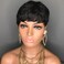 Pixie Cut Wig Human Hair Short Human Hair Wigs for Black Women Short Cut Natural Wavy Wigs Human Hair Pixie Wigs Glueless Short Boy Cut Wigs
