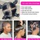 Kinky Straight Full Lace Human Hair Wigs for Black Women 10 Inch Short Bob Lace Wigs with Baby Hair Pre plucked Italian Yaki Straight Wigs 130% Density Free Parting