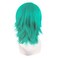 MapofBeauty 14 Inch/35 cm Short Cosplay Wolf Tail Synthetic Side Bangs Party Wig (Teal Green)