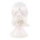 MapofBeauty 16 Inch/40 cm Short Side Bangs Synthetic Fiber Cosplay Layered Wig (White)