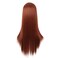 MapofBeauty 28 Inch/70 cm Women Special Long Straight Part Bangs Synthetic Wig (Ginger Orange)