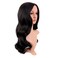 MapofBeauty 22 Inch/55cm Fashion Long Synthetic Fiber Curly Hair Middle Part Cosplay Wig (Black)