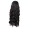 MapofBeauty 28 Inch/70 cm Long Wavy Middle Part with No Bangs Synthetic Fiber Curly Fashion Women Party Cosplay Wig (Black)