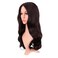 MapofBeauty 22 Inch/55 cm Fashion Long Synthetic Fiber Curly Hair Middle Part Cosplay Wig (Dark Brown)