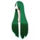 MapofBeauty 40 Inch/100 cm Anime Costume Long Straight Cosplay Party Synthetic Wig (Grass Green)