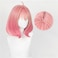 Xingwang Queen Anime Anya Forger Cosplay Wig Short Gradient Pink Party Wigs for Women Girls (Wig+Hairpins)