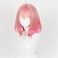 Xingwang Queen Anime Anya Forger Cosplay Wig Short Gradient Pink Party Wigs for Women Girls (Wig+Hairpins)