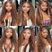 T1BP4/30 Highlight Bundles Ombre Brown Kinky Curly Bundles Human Hair14 16 18Inch Grade 8A Unprocessed Brazilian Virgin Kinky Curly Human Hair Bundles 3 Tone Black and Brown Bundles For Women