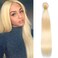 613 Blonde Human Hair 1 Bundles 18Inch 100% Brazilian Straight Hair Bundle 8A Honey Blonde Virgin Bundles Human Hair Extensions Weave 613Color 95-100g