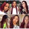 1B99j Bundles Ombre Burgundy Straight Human Hair Bundles 16 18 20 inch Two Tone Burgundy Human Hair Bundles 1B99j Straight Human Hair Bundles Double Weft Brazilian Virgin Remy Hair Extensions