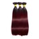 1B99j Bundles Ombre Burgundy Straight Human Hair Bundles 16 18 20 inch Two Tone Burgundy Human Hair Bundles 1B99j Straight Human Hair Bundles Double Weft Brazilian Virgin Remy Hair Extensions