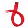 10 Pcs Hair Extensions Clip in Colored Hair Extensions Straight Hairpiece Synthetic Clip in Hairpieces for Women Girls Kids Party Highlights (Red)