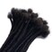 100% Human Hair Dreadlocks Handmade Locs Samll Size 0.4cm Width Pencil Size 60 per Bundles Natural Black #1B 12inch