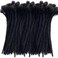 100% Human Hair Dreadlocks Handmade Locs Samll Size 0.4cm Width Pencil Size 60 per Bundles Natural Black #1B 12inch