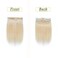 SEGO 1PCS Clip in Hair Piece 2 Clips Clip in Remy Human Hair Extensions Seamless Short Straight Invisible Hairpin for Thinning Hair Adding Hair Volume 1PCS 4/6/8/10/12 Inches 8/10/12/15/17g