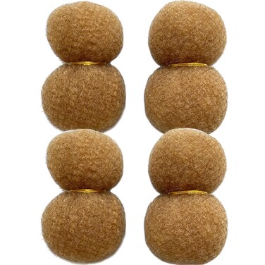 Tight Afro Kinky Human Hair for Dreadlocks,Ideal for Making Locs,Repair Extensions,Twist or Braids 4 Bundles/Package Honey Blonde #27 10inch