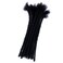 YONNA Human Hair Microlocks Sisterlocks Dreadlocks Extensions 20Locs Full Handmade (Width 0.4cm) 14inch Natual Black #1B