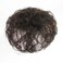 Human Hair Nature Curly Topper Replacement Fluffy Hairpiece Seamless Clip in Top Wiglet for Women Thin Hair Small Nature Black