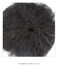 Human Hair Nature Curly Topper Replacement Fluffy Hairpiece Seamless Clip in Top Wiglet for Women Thin Hair Large Dark Brown