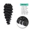 12 Inch Human Hair 4 Bundles Deep Wave Human Hair 100% Unprocessed Virgin Hair 12A Grade Natural Color Hair Extensions for Black Women(12'' 12'' 12'' 12'')