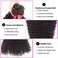 10A Water Wave Bundles with Closure (26 28 30+20) Wet and Wavy Brazilian Virgin Human Hair 3 Bundles with 4x4 Lace Closure with Baby Hair Free Part 1B# Curly Wave Human Hair Extensions