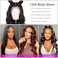Body Wave Lace Front Wigs Human Hair 13x4 HD Lace Front Wigs Human Hair Pre Plucked with Baby Hair Frontal HD Lace Wigs 180% Density Black Human Hair Wigs for Women with Natural Hairline (24inch)