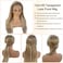 Highlight 13x4 HD Lace Front Wig Human Hair 22 Inch Balayage Ash Brown to Beige Blonde to Platinum Blonde Human Hair Lace Frontal Wig for White Women Glueless Wigs 180% Density Colored Remy Hair Wigs