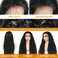 Deep Wave Lace Front Wigs Human Hair 200 Density 13x6 HD Lace Frontal Wigs Human Hair Pre Plucked Deep Curly Human Hair Wigs Wet and Wavy Lace Front Wigs Human Hair Deep Wave Wig 20 Inch Natural Black