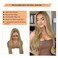 Highlight Ombre Lace Front Wig Human Hair 13x6 Lace Front Wigs Pre Plucked Straight Lace Frontal Wigs Colored Human Hair Wigs for Women 180% Density
