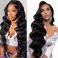 13x6 Body Wave Lace Front wig Human hair predraw density 180% 13x6 HD Clear Forehead Wig Body Wave gel free wig lace front wig 30 inches