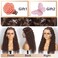 Chocolate Brown Lace Front Wigs Human Hair Deep Wave 13x6 Head Braided Lace Frontal Wigs Human Hair Pre Plucked with Baby Hair 180% Density Colored Wigs Human Hair Brown Curly Wig For Women 20 Inch