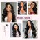 13x6 Lace Front Wigs Human Hair 200% Density 28 Inch Body Wave Lace Front Wigs Human Hair Pre Plucked Real Human Hair Wig with Baby Hair Glueless Wigs Human Hair Lace Front Wigs