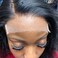 BEEOS 5x5 HD Lace Closure Only, 0.10mm Ultra-Thin Film HD Lace Body Wave Full Cuticle Aligned Virgin Human Hair Closure Pre Plucked Natural Hairline 18 Inch