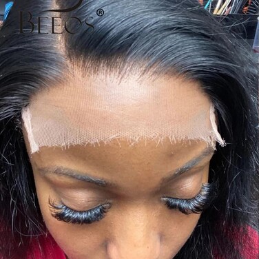 BEEOS 5x5 SKINLIKE Real HD Lace Closure Only, Body Wave Virgin Human Hair Closure Pre Plucked Natural Hairline Invisible Crystal HD Lace 20 Inch