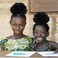 WILLBOND 2 Pieces Afro Puff Drawstring Ponytail for Black Women Synthetic Short Curly Hair Afro Bun Extension Chignon Hairpieces Wig Updo Hair Extensions(Black)