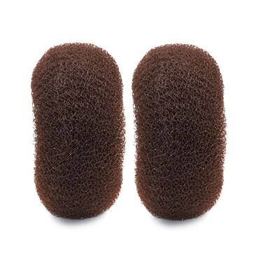 2 Pcs Hair Volume Clip Bump It Up Hair Clip Sponge Bump It Up Volume Inserts Hair Base Hair Pad Do Beehive Hair Base Hair Styling Tools for Women Girls(Brown)